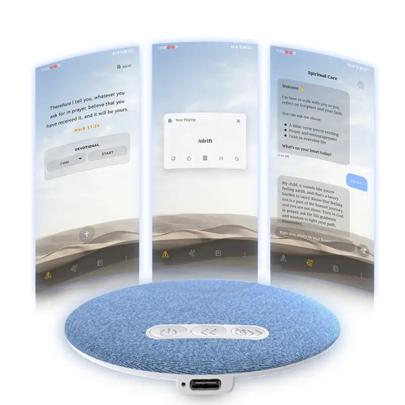 Ultra-Thin Pillow Speaker for Side Sleepers | Under Pillow Sleep Speaker for Music, White Noise & Private Listening