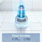 Cordless Electric Spin Scrubber – Waterproof, Adjustable Speed & Extendable Handle, Multi-Surface Cleaning Brush for Bathroom & Kitchen