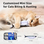 Interactive Cat Toys – Small Floppy Fish, Catnip, Rechargeable